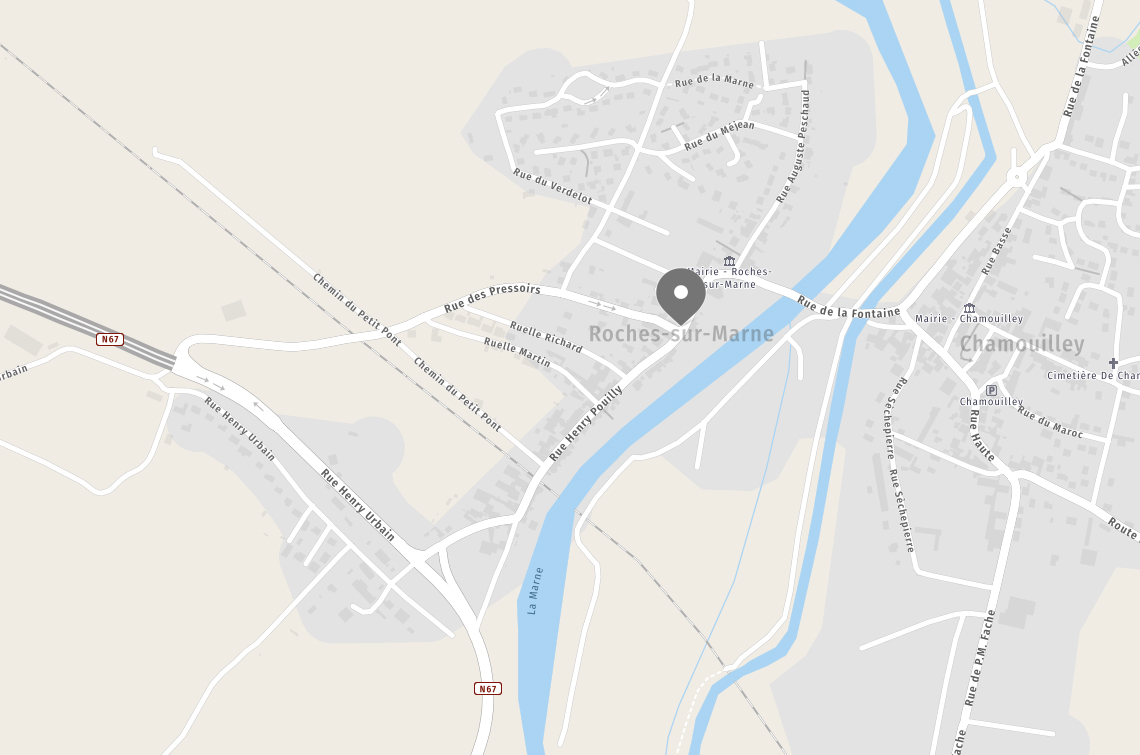 Plan Roches sur Marne